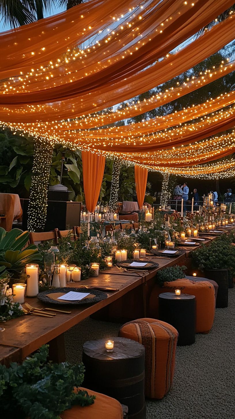 Salle de réception traditionnelle marocaine décorée élégamment